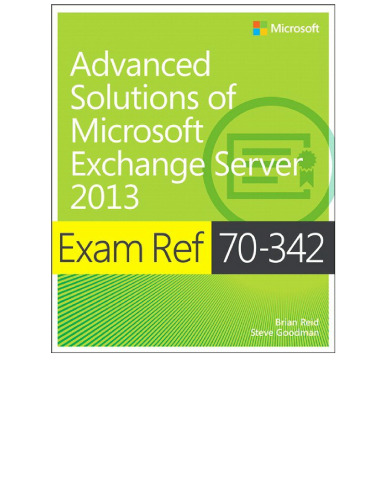 امتحان Ref 70-342 راه حل های پیشرفته مایکروسافت Exchange Server 2013