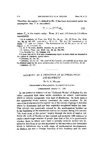 ﻿هماهنگی به عنوان یک اصل رشد ریاضی