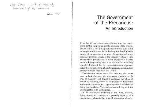 ﻿وضعیت ناامنی: دولت مخاطره آمیز