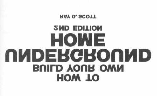 ﻿چگونه خانه زیرزمینی خود را بسازیم