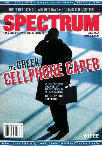 ﻿[مجله] IEEE Spectrum. 2007. شماره 7