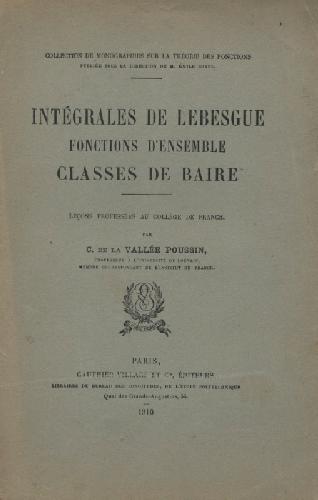 ﻿Integrales de Lebesgue