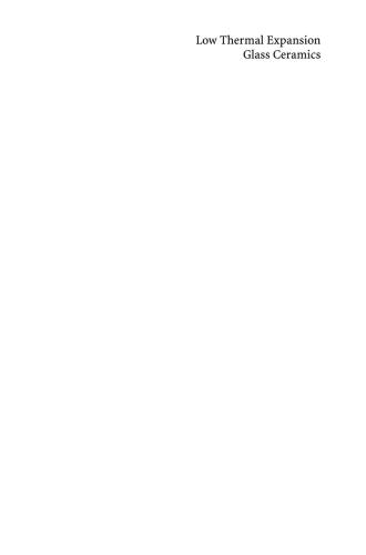 ﻿سرامیک های شیشه ای با انبساط حرارتی کم