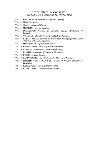 ﻿Quadrics تحلیلی: مجموعه بین المللی مونوگراف در ریاضیات محض و کاربردی