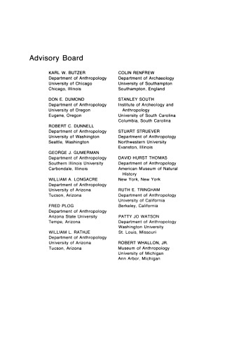 ﻿پیشرفت در روش و نظریه باستان شناسی ، سال ششم. 4