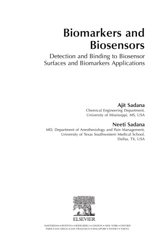 ﻿بیومارکرها و حسگرهای زیستی: تشخیص و اتصال به سطوح بیوسنسور و کاربردهای نشانگرهای زیستی