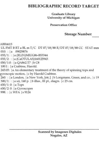 یک درمان ابتدایی از تئوری تاپ های ریسندگی و حرکت ژیروسکوپی