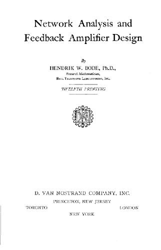 ﻿تجزیه و تحلیل شبکه و طراحی تقویت کننده بازخورد