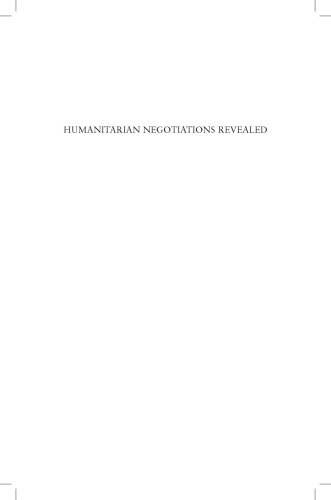 ﻿مذاکرات بشردوستانه فاش شد: تجربه MSF