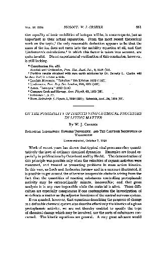 ﻿در مورد امکان شناسایی فرآیندهای شیمیایی در ماده زنده