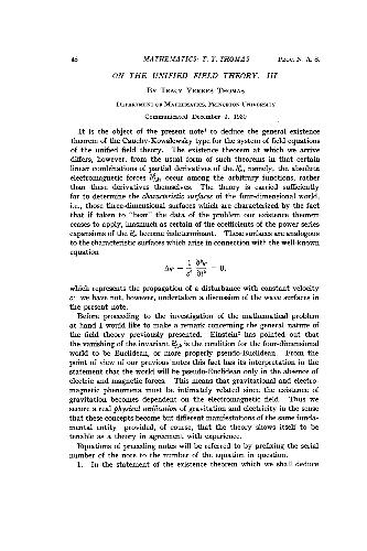 در مورد نظریه درست یکپارچه III