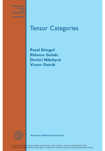 دسته بندی های تنسور