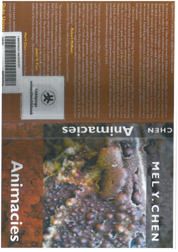 ﻿Animacies: Biopolitics، Racial Mattering و Queer Affect