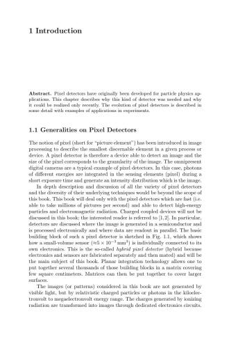 آشکارسازهای پیکسل: از اصول تا برنامه ها