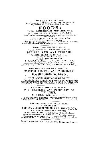 ﻿سموم - اثرات و تشخیص آنها