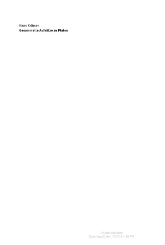 مقاله های پلاتو جمع آوری شده است