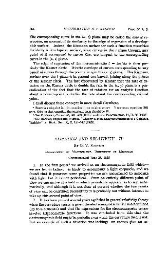 ﻿تابش و نسبیت II