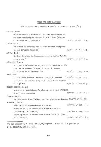 سمینار Bourbaki: