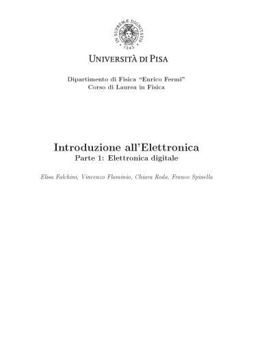 ﻿Introduction to Electronics Vol.I - Digital Electronics