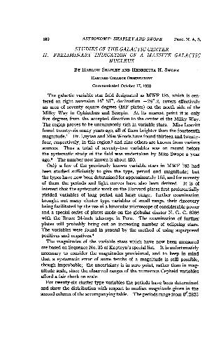 مطالعات مرکز کهکشانی II. نشانه اولیه یک هسته کهکشانی عظیم