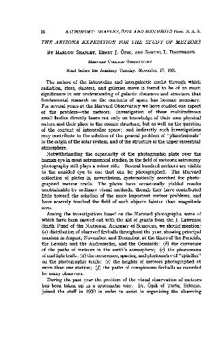 ﻿اکسپدیشن آریزونا برای مطالعه شهاب سنگ ها