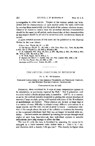 ﻿ساختار کریستالی پتاسیم