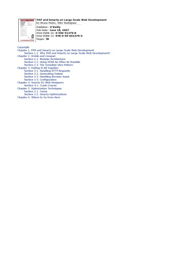 ﻿PHP و Smarty در توسعه وب در مقیاس بزرگ