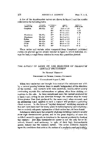 تأثیر نور بر رفتار یکسو کننده های تماسی سلنیوم
