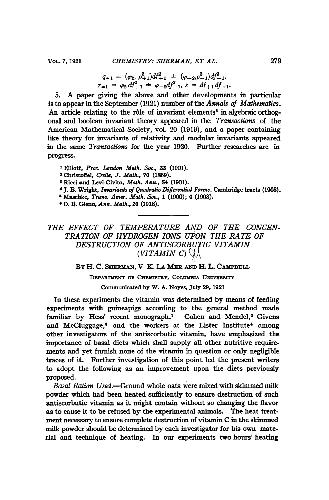 ﻿تأثیر دما و غلظت یون های هیدروژن بر سرعت تخریب ویتامین آنتی اسکوربوتیک (ویتامین C)