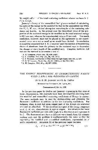 هنگامی که اشعه X در مس جذب می شوند ، انرژی به عنوان اشعه X مشخص می شود