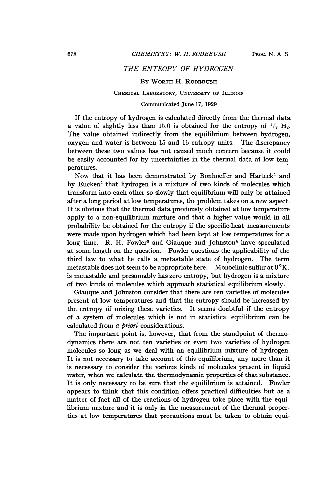 ﻿آنتروپی هیدروژن