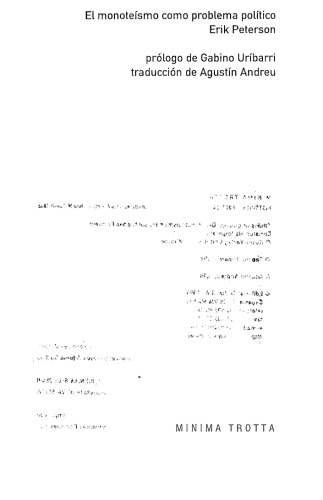 ﻿توحید به عنوان یک مشکل سیاسی (نسخه اسپانیایی)