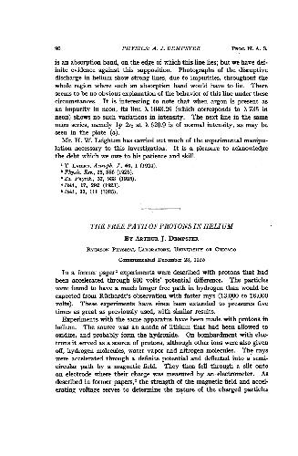 ﻿مسیر آزاد پروتون ها در هلیوم