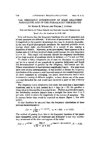 ﻿توزیع فراوانی برخی از اختلاف منظرهای اندازه گیری شده و خود اختلاف منظر