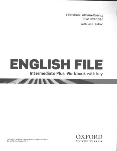 ﻿فایل انگلیسی، متوسط ​​پلاس: کتاب کار با کلید