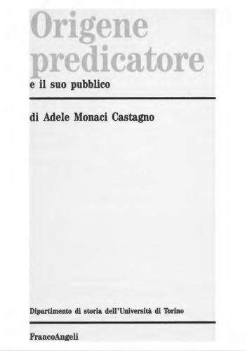 واعظ اوریگن و مخاطبانش