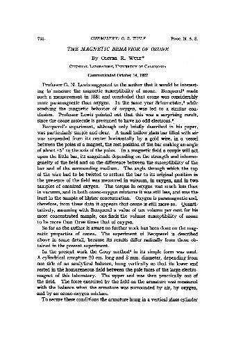 ﻿رفتار مغناطیسی ازن