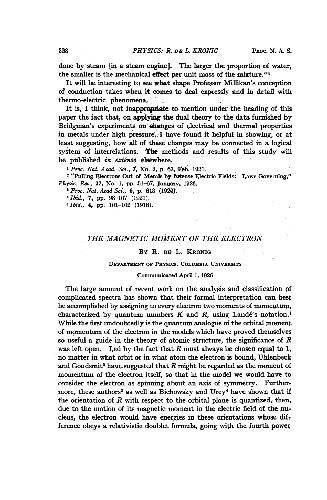 ﻿لحظه مغناطیسی الکترون