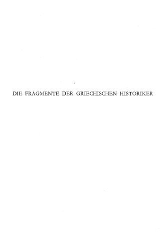 ﻿قطعاتی از مورخان یونانی. جلد 1، قسمت 2