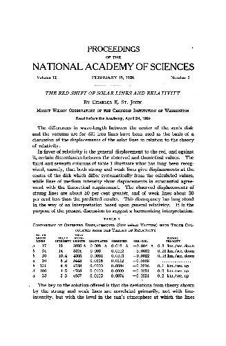 ﻿تغییر قرمز خطوط خورشیدی و نسبیت