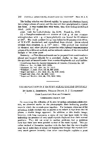 ﻿بازتاب اشعه ایکس توسط بلورهای آلکالی هالید