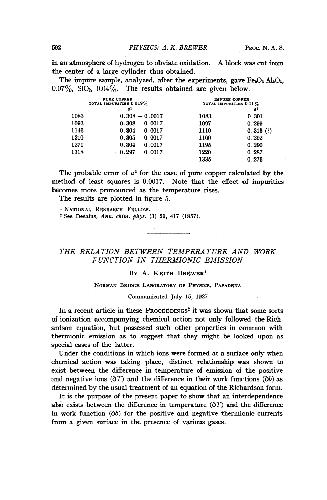 ﻿رابطه بین دما و تابع کار در انتشار حرارتی