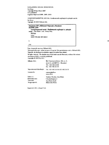﻿جان الستر - رفتار اجتماعی - همه (2013)