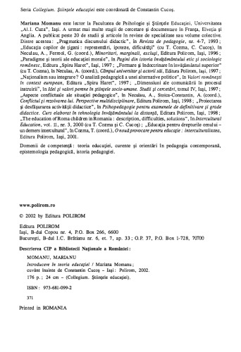 ﻿ماریانا مومانو - مقدمه ای بر نظریه آموزش - پولیرم (2002)