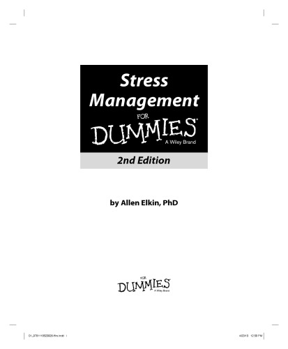 ﻿مدیریت استرس برای آدمک ها