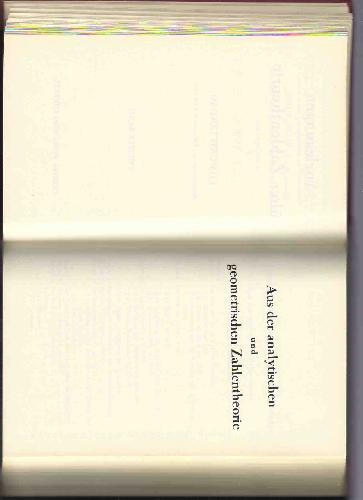 ﻿Vorlesungen uber Zahlentheorie