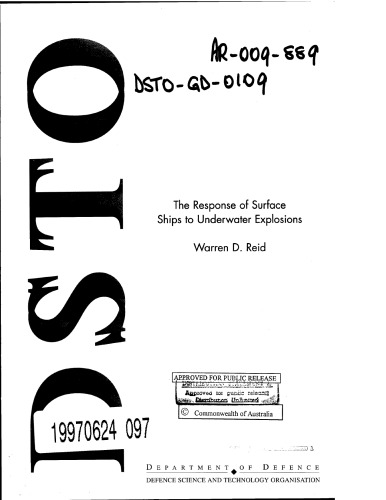 ﻿واکنش کشتی های سطحی به انفجارهای زیر آب