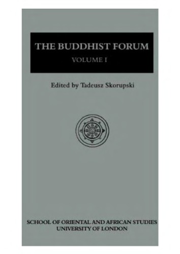 مجمع بودایی ، جلد اول ، مقالات سمینار 1987-1988