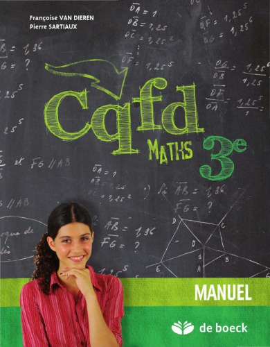 ﻿CQFD Maths 3e - Manual