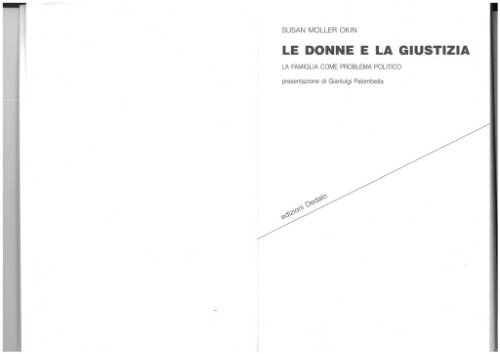 زنان و عدالت. خانواده به عنوان یک مشکل سیاسی